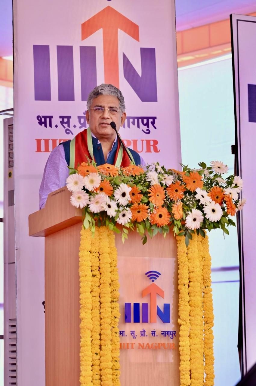 At the lectern, IIIT Nagpur convocation